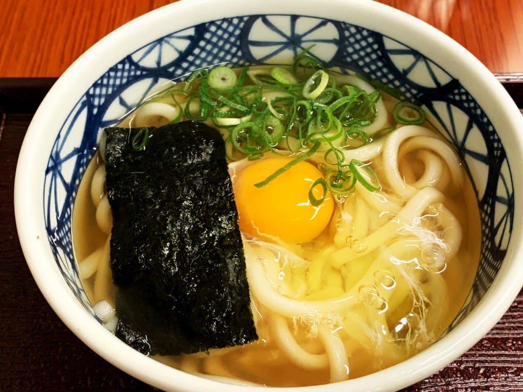 立ち食いうどん六五_月見うどん